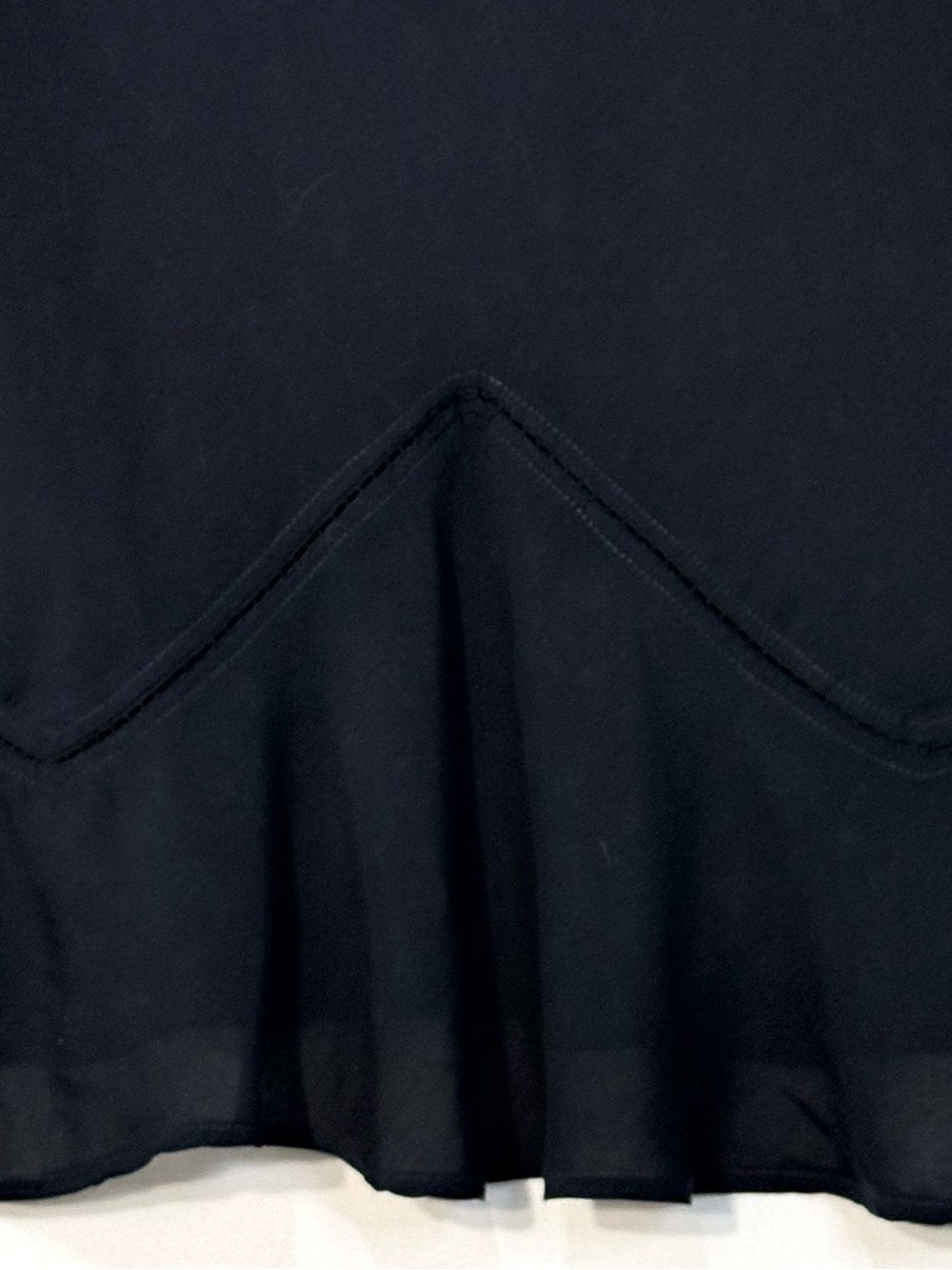 Itimately Free People Black Cowl Neck Slip Dress Ruffle Hem Size S - Picture 3 of 10